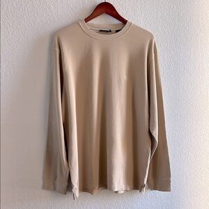 NWOT Timberland Men’s Thermal Pullover Tan Size XL